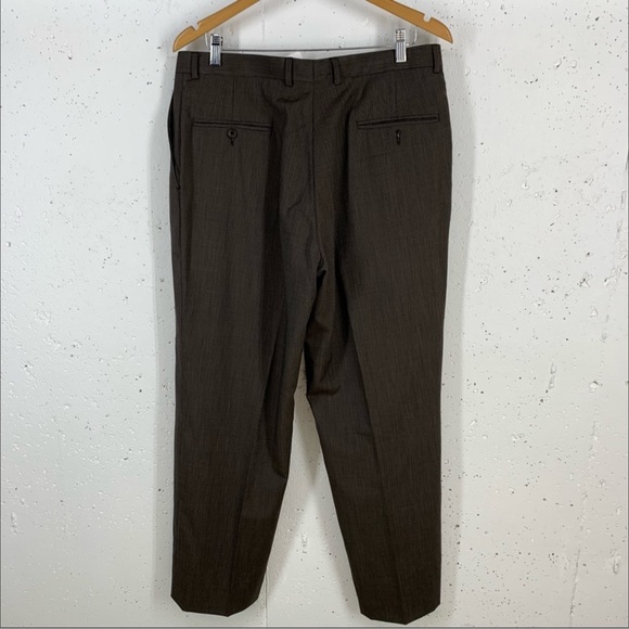 Murano Collezione Size 44R Jacket size 38 Pants Brown Worsted Wool Suit NEW - Picture 2 of 7